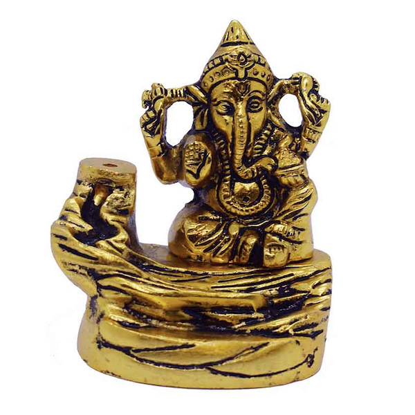Backflow Burner Ganesh Gold
